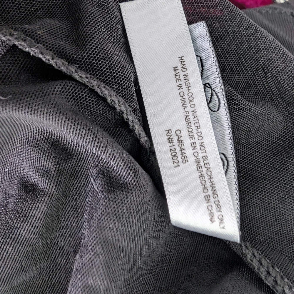 💘 NEW OH LA LA CHERI eyelash lace robe in black - Picture 6 of 6